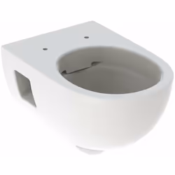 WC suspendu Selnova avec fond creux, forme partiellement fermée couleur blanche matériau céramique sanitaire installation par ...