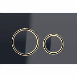 Geberit 115.652.SJ.1, Plaque de rinçage, Noir, Geberit, 246 mm, 14 mm, 164 mm