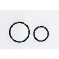 Geberit 115.651.SI.1 pièce de remplacement de chasse d’eau Plaque de rinçage Noir, Blanc, Chrome