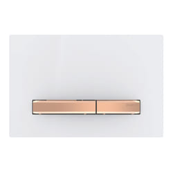 Geberit 115.670.11.2 pièce de remplacement de chasse d’eau Plaque de rinçage Blanc, Rouge