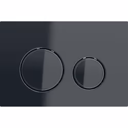 Geberit 115.651.SJ.1, Plaque de rinçage, Noir, Chrome, Geberit, 246 mm, 14 mm, 164 mm