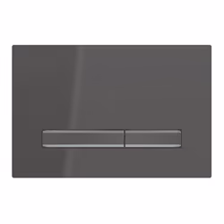 Geberit 115.671.DW.2, Plaque de rinçage, Noir, Chrome, Geberit, 246 mm, 13 mm, 164 mm