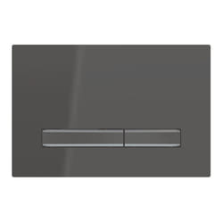Geberit 115.671.DW.2 pièce de remplacement de chasse d’eau Plaque de rinçage Noir, Chrome