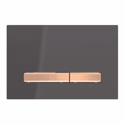 Geberit 115.670.DW.2, Plaque de rinçage, Noir, Rouge, Geberit, 246 mm, 13 mm, 164 mm