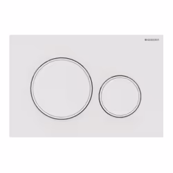Geberit 115.882.01.1, Plaque de rinçage, Blanc, Geberit, 246 mm, 12 mm, 164 mm