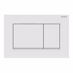 Geberit 115.883.01.1, Plaque de rinçage, Blanc, Geberit, 246 mm, 12 mm, 164 mm