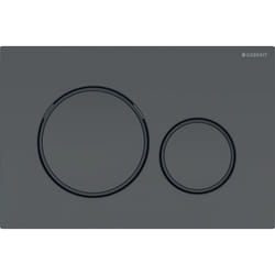 Geberit 115.882.16.1 pièce de remplacement de chasse d’eau Plaque de rinçage Noir, Rouge