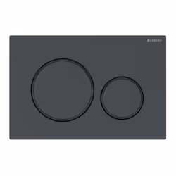 Geberit 115.882.DW.1, Plaque de rinçage, Noir, Geberit, 246 mm, 12 mm, 164 mm