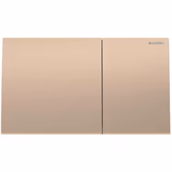 Plaque de déclenchement Geberit Sigma70 couleur : or rouge brossé matériau : inox avec revêtement easy-to-clean facile à nett ...