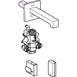 Geberit 116.298.21.1 robinet de salle de bain Chrome - Vue supplémentaire 2