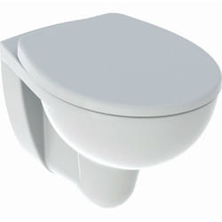 Pack wc suspendu à fond creux Bastia Rimfree avec abattant Geberit 501.687.01.1