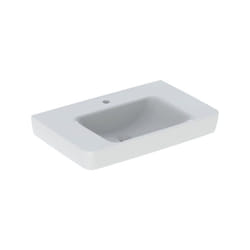 Keramag - Geberit Renova Plan, lavabo avec tablette, 75x48 cm, 1 trou pour