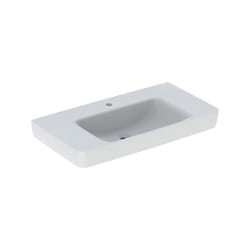 Keramag - Geberit Renova Plan, lavabo avec tablette, 90x48 cm, 1 trou pour