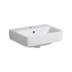 Geberit Renova Plan, lave-mains à poser, 45x34 cm, 1 trou pour