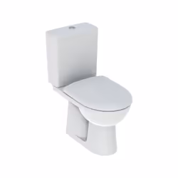 Description générale Pack WC au sol Renova Geberit avec réservoir attenant et sortie verticale. Ce modèle est conçu pour un c ...