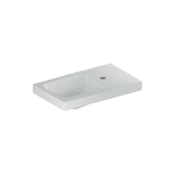 Keramag - Geberit iCon Light lave-mains, 53 cm x 31 cm, avec trou de