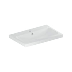 Geberit - iCon Light lavabo, 75 cm x 48 cm, avec trou pour