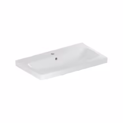 Geberit iCon Light 1x lavabo avec saillie raccourcie largeur 75 cm x profondeur 17 cm Céramique sanitaire blanc rectangulaire ...