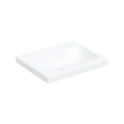 Geberit iCon Light lavabo à poser, 60 cm x 48 cm, sans trou pour