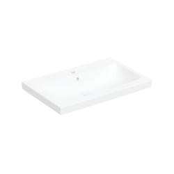 Keramag - Geberit iCon Light lavabo à poser, 75 cm x 48 cm, avec trou pour