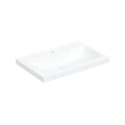 Geberit iCon Light lavabo à poser, 75 cm x 48 cm, avec trou pour