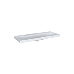 Geberit - Acanto lavabo, 2 trous pour robinetterie à gauche/à