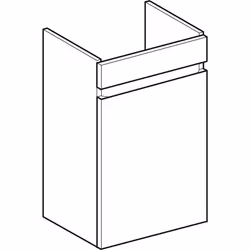 Geberit 501.902.00.1 Porte de placard Noyer