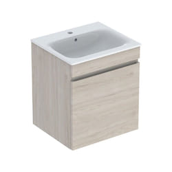 Keramag - Geberit Renova Plan Set avec lavabo et armoire basse, 1 tiroir,