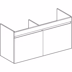 Geberit 501.912.JK.1 Porte de placard Gris