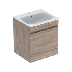 Keramag - Geberit Renova Plan Set avec lavabo et armoire basse, 1 tiroir,
