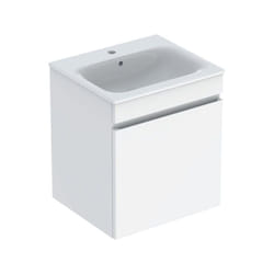 Keramag - Geberit Renova Plan Set avec lavabo et armoire basse, 1 tiroir,