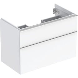 Geberit 502.305.01.2 Porte de placard Blanc, Chrome