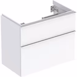 Geberit 502.308.01.2, Blanc, Chrome, 2 tiroir(s), 740 mm, 416 mm, 615 mm