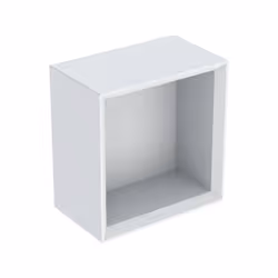 Geberit iCon 1x étagère carrée 22,5 x 23,3 x 13,2 cm Suspendue au mur Fixation invisible Résistant à lhumidité Livrée prémont ...