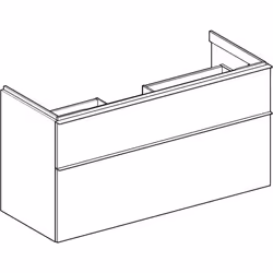 Geberit 502.306.JH.1 Porte de placard Gris, Bois