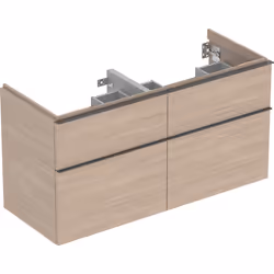 Geberit 502.309.JH.1, Gris, Bois, 4 tiroir(s), 1184 mm, 476 mm, 615 mm