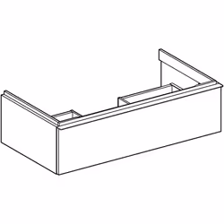 Geberit 502.312.JH.1 Porte de placard Gris, Bois