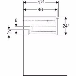 Geberit 502.313.JH.1 Porte de placard Gris, Bois - Vue supplémentaire 5