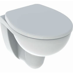 Geberit - Pack wc suspendu à fond creux Bastia compact Rimfree avec abattant 501.894.00.1