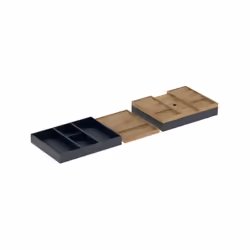 Geberit iCon jeu d'inserts de tiroir 502353001 120 cm de large, pour tiroir supérieur, laqué mat