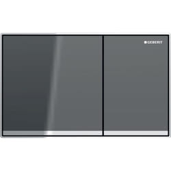 Geberit 115.640.JK.1 pièce de remplacement de chasse d’eau Plaque de rinçage Gris, Chrome