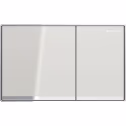 Geberit 115.640.JL.1, Plaque de rinçage, Chrome, Gris, Geberit, 214 mm, 25 mm, 132 mm