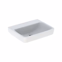 Geberit Renova Plan 1x lavabo à poser largeur 60 cm x profondeur 48 cm x hauteur 18.5 cm blanc rectangulaire sans trou pour r ...