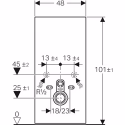 Geberit 131.021.JL.5 désinfectant automatique pour les mains Sable