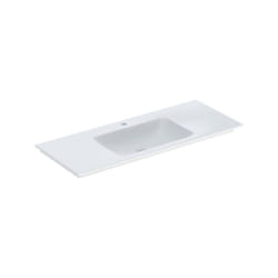 Geberit one lavabo pour meubles sortie verticale, 120x14x48cm,