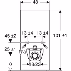 Geberit 131.021.JV.5 désinfectant automatique pour les mains