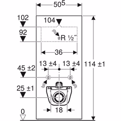 Geberit 131.031.JV.5 désinfectant automatique pour les mains