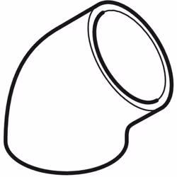 Geberit 363.045.16.1 raccord de tuyau de ventilation, d'écoulement et de purge