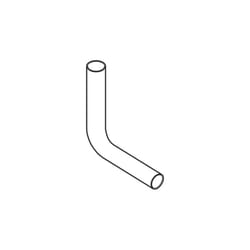 Coude de chasse Geberit 90°, basse position Ø50mm, Blanc alpin, 39x35 cm