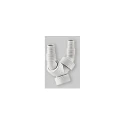 Double connexion pour lave-linge et lave-vaisselle, filetage 1'